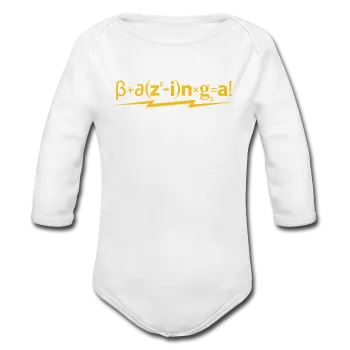 "Bazinga!" - Baby Long Sleeve One Piece