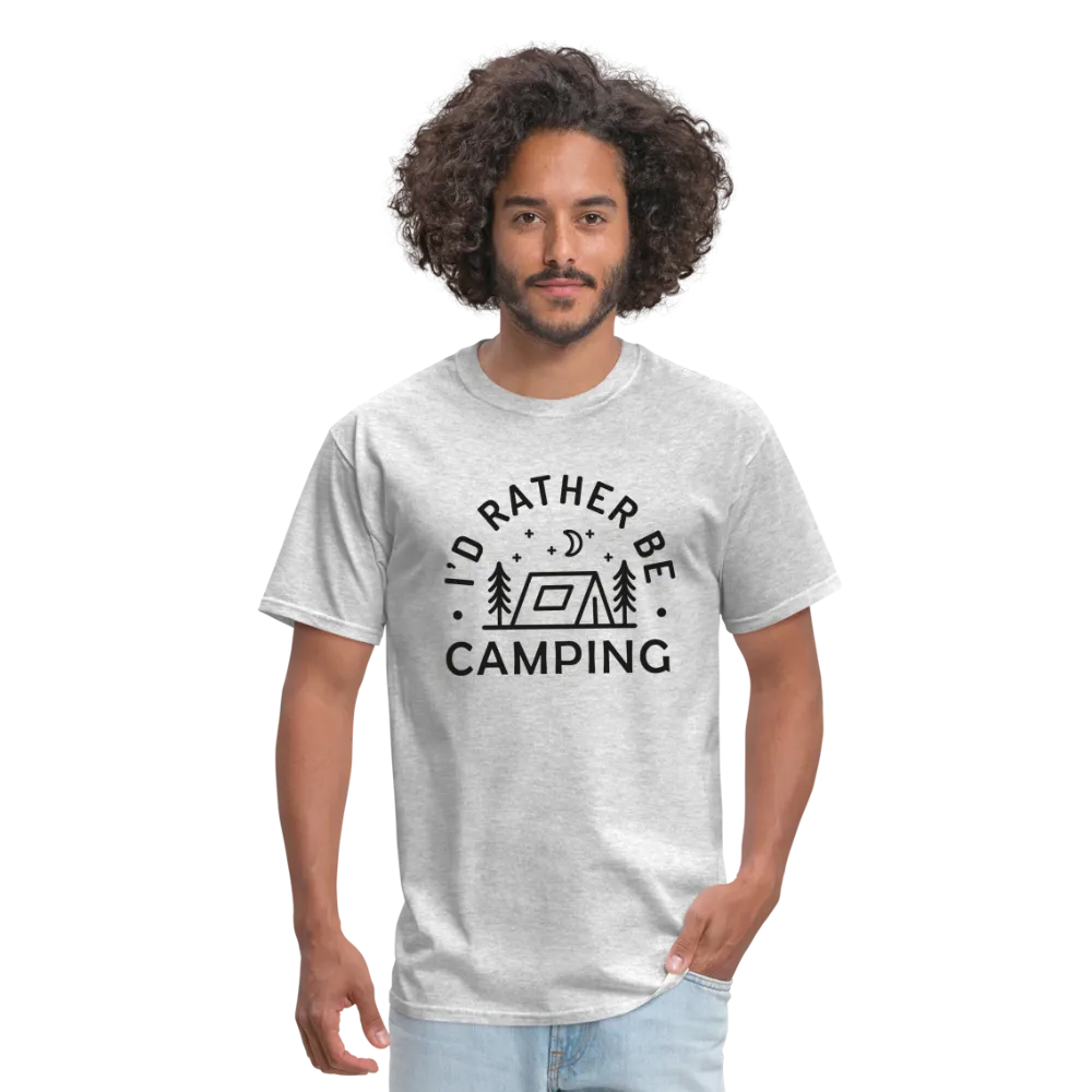 "I'd Rather Be Camping" - Nature Lover's Unisex T-Shirt for Outdoor Enthusiasts and Adventure Seekers