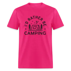 "I'd Rather Be Camping" - Nature Lover's Unisex T-Shirt for Outdoor Enthusiasts and Adventure Seekers