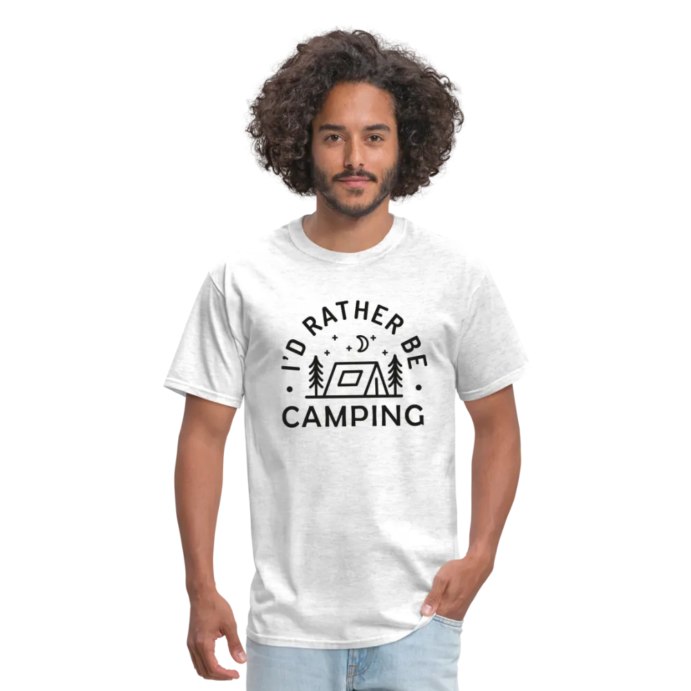 "I'd Rather Be Camping" - Nature Lover's Unisex T-Shirt for Outdoor Enthusiasts and Adventure Seekers