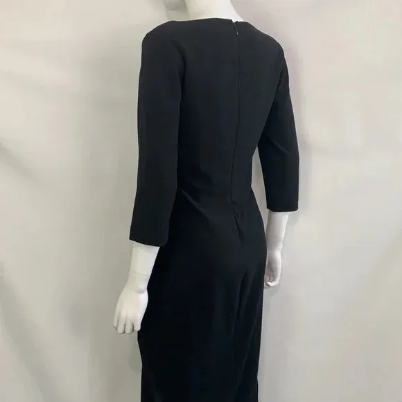 Ralph Lauren VTG Black Label Scoop Neck Midi Dress