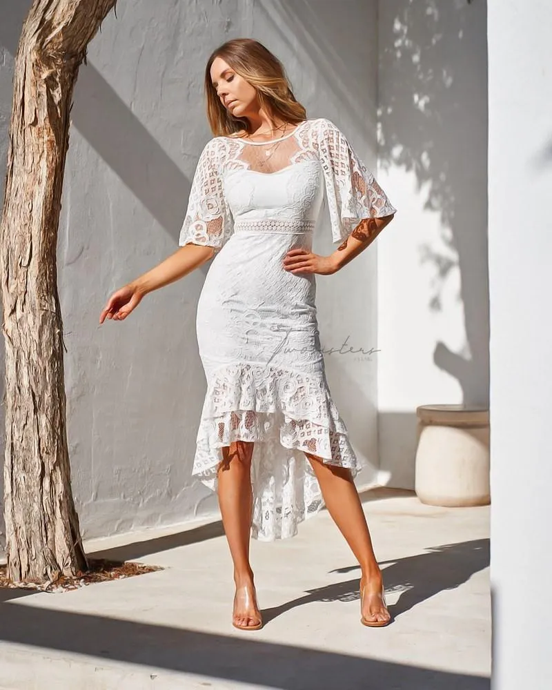 Reyna Dress - White