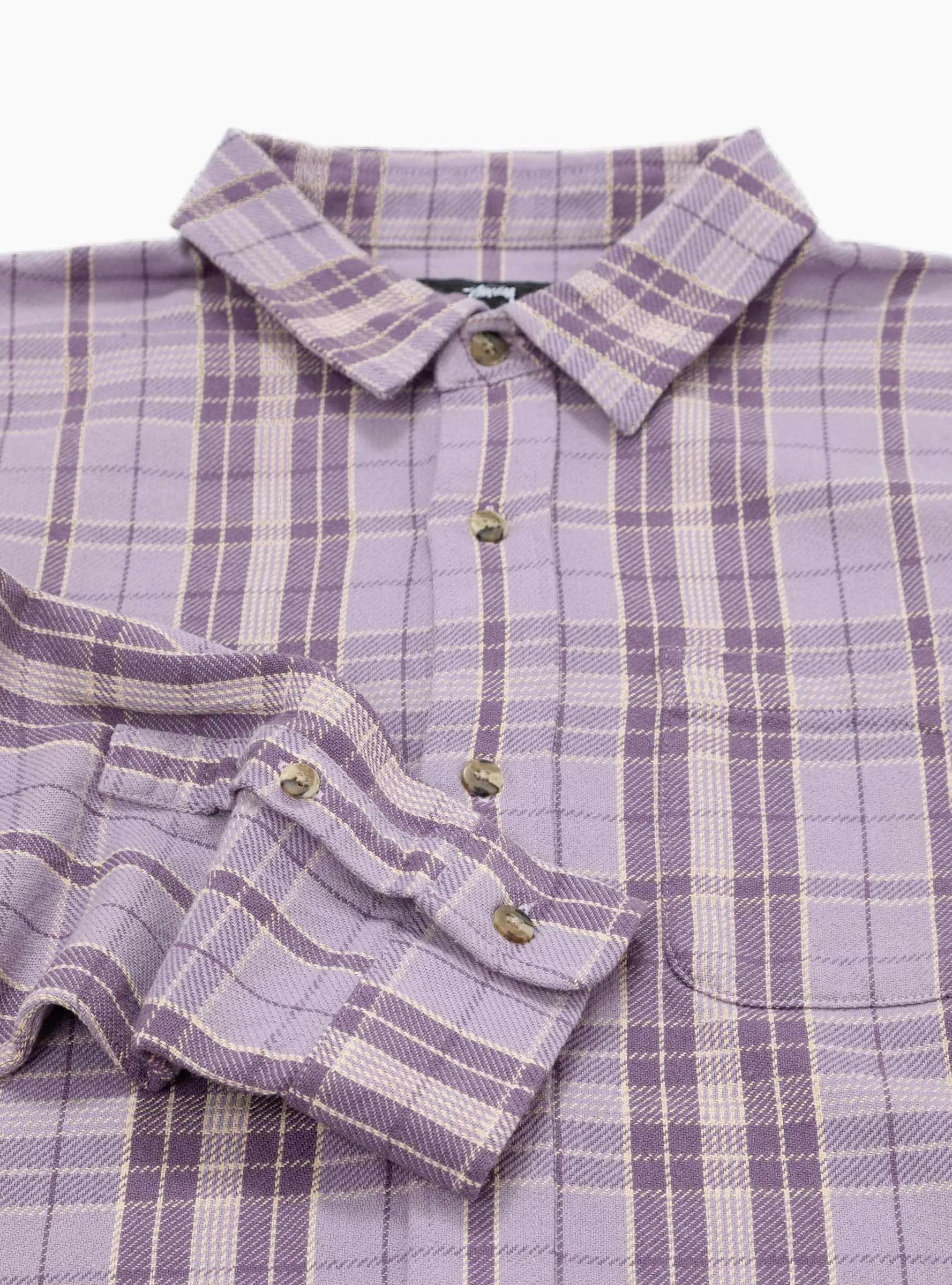 Stones Plaid Shirt Lavender