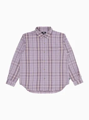 Stones Plaid Shirt Lavender