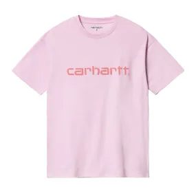 T-shirt Donna Carhartt WIP  W' S/S Script Rosa